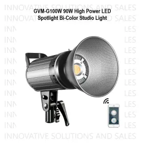 Gvm-g100w Gvm 975885690179 90w High Power Led Spotlight Bi-color Studio Light