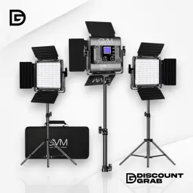 800d-ii-3l Gvm 975885691770 Rgb Led Video Lighting Kit