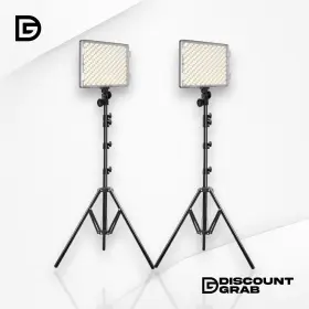Gvm 975885693132 Great Video Maker R500r-set3 Rgb Led 2-piece Lighting Kit