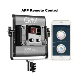 Gvm Great Video Maker 345932564214 3 Pack Led Lighting Kits Bi-color Variable 2300k 6800k With Digita #2