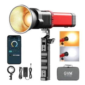 Pd60b Gvm Great Video Maker 60b-1 Studio Lights With Bowen Mount Adapter Cob Photography Lighting Wi