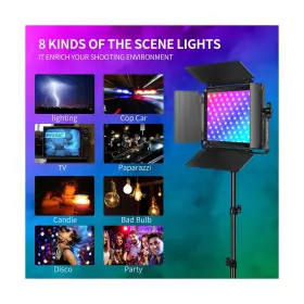 Gvm-680rs-3l Gvm Great Video Maker Rgb Led Light Kit Dimmable Photography Lighting With App Control #2