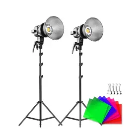 Gvm-p80s-ii-2d10 Gvm Great Video Maker 80w Light With Bowens Mount 2pcs Led Continuous Tr
