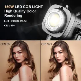 Gvm-pr150d123 Gvm Great Video Maker 150w Light Kit 2700k-7500k Continuous Lighting For Photography With #3