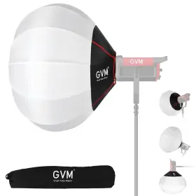Gvm-sc13-dl65r Gvm Great Video Maker 26inch/65cm Lantern Softbox Soft Light Modifier Quick-setup Quick-fold Inch