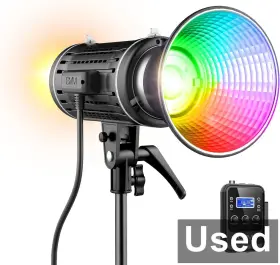 Gvm-st100r Gvm Great Video Maker St100r - Led Rgb Bi-color Double Sided Daylight Balanced Cob Light