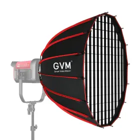 Gvm-yg90sp Gvm Great Video Maker Yg90sp 36 Inch /90cm Parabolic Softbox Quick Set Up Folding With Diffus