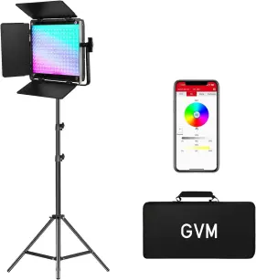 Hf-ezzd-3-1 Gvm Great Video Maker 800d Rgb Led Light 2026 Upgraded Panel With Optical Len And 6x