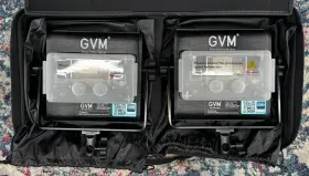 Gvm-480ls-b2l Gvm High Beam Bi-color Led Video Light Kit 29w 2300k-6800k 2-pack