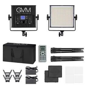 Gvm-896s-2l Gvm 896s 50w Bi-color Soft Led Panel 2-light Kit #gvm-896s-2l #2