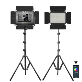 Gvm Gvm680rs2l 680rs 50w Bi-color Rgb Studio Soft Led Panel 2-light Kit