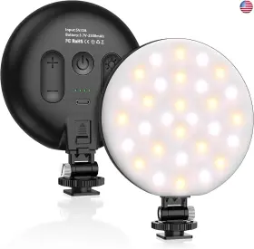Cri97 Hagibis 699838569171 Led Video Light 2500mah Rechargeable Camera Dimmable Ring