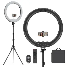 Hagibis 774882111467 21 Inch Ring Light With Stand Outer 55w 5600k Dimmable Led Tripod Stan