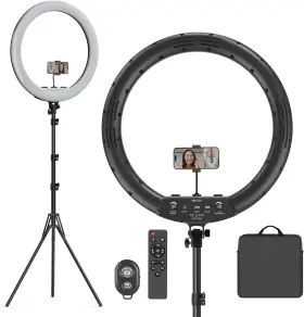 Rd01 Hagibis 21 Inch Ring Light With Stand Outer 55w 5600k Dimmable Led Tripod