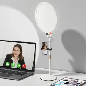 Heliora Y0030 12 Inch Large Ring Light With Stand 7000k Full-screen Selfie Pho