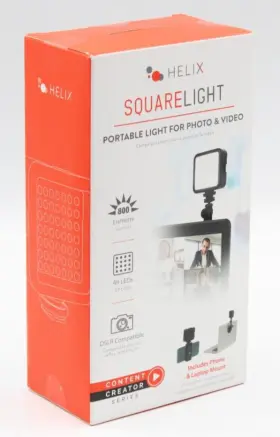 Helix 810061140856 Square Light Portable For Photo And Video - 800 Lumens 49 Leds #2