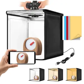 Lb0012 Hellovetee Photo Light Box 12/16/20/24/32 Inch Photography With Cri 95 120 Li