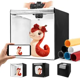 Lb0016 Hellovetee Portable Light Box 12/16/32/47 Inch With 189 Beads And 6 Backdrops