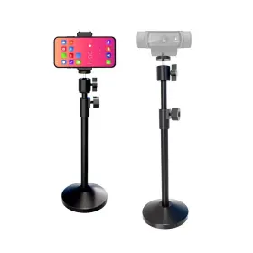 Henngan 643475357721 Webcam Stand With Phone Holder Extendable Desktops Tripod Camera S... Fast Ship