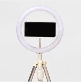 81504272 Heyday Ring Light With Tripod - Stone White #2