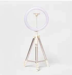81504272 Heyday Ring Light With Tripod - Stone White