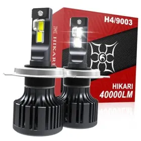 002-y45-h4 Hikari 2026 40000lm H4 9003 Dual Beam Led Bulbs 45w Upgraded Core Chips High