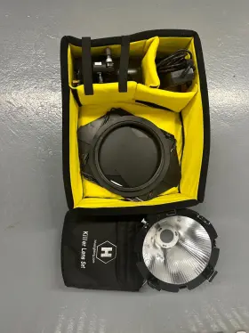 200-c Hive Hornet Par Spot Omni-color Led Light With Lenses And Softbox - Used