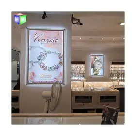 Hksign-a2 Hksign Hks0650b Acrylic Backlit Light Crystal Led Photo Frame Box For Office #2