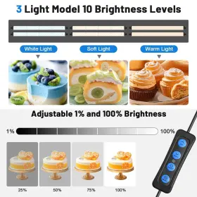Hongbang 631161476146 Photo Light Box 40x40 Inch For Photography 3 Color 10-level Adjustable #2
