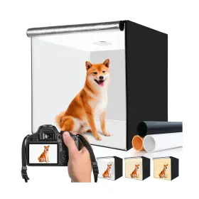 Hongbang 631161476221 32 Inch X32 Photo Studio Light Box For Photography 3 Color 10-level Adjustable P