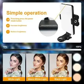 Sl-60ai Hongqiulian Selfie Light 60 Led Phone 2000mah Bi-color #2