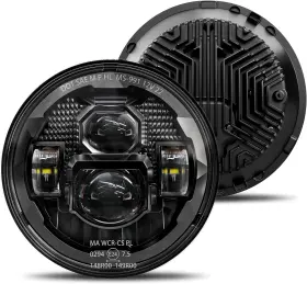 Hwsr07bbl Hwstar 2023 New 1000% Bright Anti-glare 7 Inch Led Headlights Round Compatible W