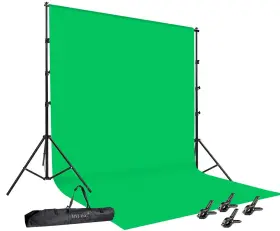 Hyj-1005 Hyj-inc Photo Video Studio 10 X12ft 100% Cotton Muslin Chromakey Green Screen Backdro