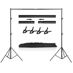 Hyj-1010 Hyj-inc Photo Video Studio Photography Backdrop Stand 8 X Ft Adjustable Back