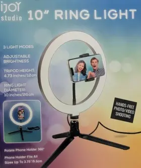 Ustpl1001 I-joy 10inch U-stream Home Streaming Studio With Ring Light And Tripod