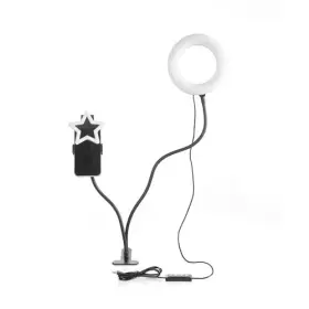 Wk641097 Idea Nuova Led Ring Light Kit With 3 Dimmable White Modes And Clip On Usb-cord