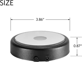1130z Ifolaina Led Light Base Multicolor Round Display Stand For Crystal Art Lighted #2