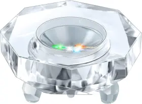 133z Ifolaina Crystal Led Light Base Multicolor Octagon - Display Plate Multi