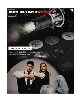 Ifootage 40° Bpl 40 Spotlight Projection Lens Modifier Video Light Attachment St #2