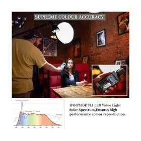 Sl1-320dn Ifootage Sl1 320dn Led Video Light Continuous Lighting With 5600k Day #3