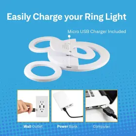 Ijoy 842700179316 Disney Mickey Mouse Clip On Selfie Ring Light For Phone - Rechargeable #3