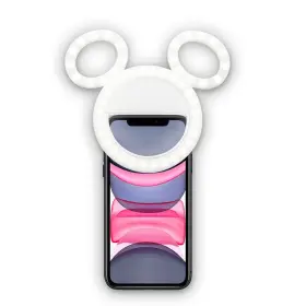 Ijoy 842700179316 Disney Mickey Mouse Clip On Selfie Ring Light For Phone - Rechargeable