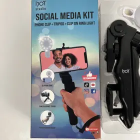 Ijssmk01-wm Ijoy Studio Social Media Kit Phone Clip Tripod On Ring Light User Manual #2