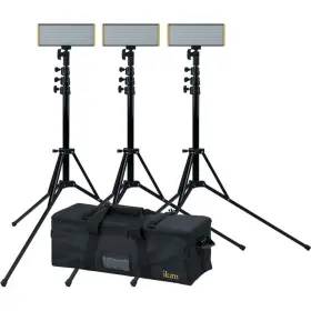Ikan 192223264625 Onyx Half X 1 Bi-color 3-point Led Light Kit Graphite #oyb240-3pt-kit K