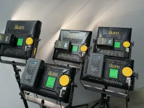 Iklb3f2h Ikan Iklb3f2h/lb3f2h Lyra Bi-color 5-point Light Kit - 3x Lb10 2x Lb5 With Tripods 5 Batteries