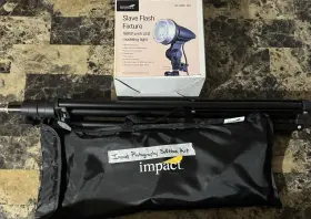 Sf-abrl160 Impact Stand Mount Flash Fixture W Led Modeling Light And Tripod