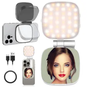 Sl-010 Imysticalintel 607603923240 Magnetic Selfie Light Compatible For Magsafe Iphone Cri 95 700lx/0.3m Foldi