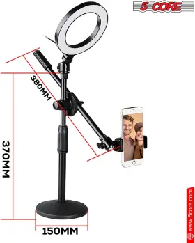Inc. 711181235791 6ftft Ring Light Overhead Phone Mount Led Circle Lights 360 Adjustable Shooting A #2