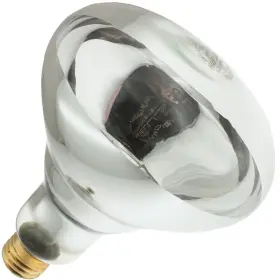 250r40 Industrial Performance 250r40/1 250 Watt 120 Volt R40 Glass Size 5000 Hour Life Medium Screw E