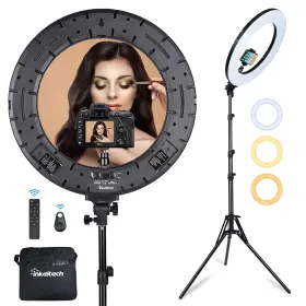 Inkeltech 720355460136 Ring Light - 18 Inch 60 W Dimmable Led Kit With Stand Adjustable